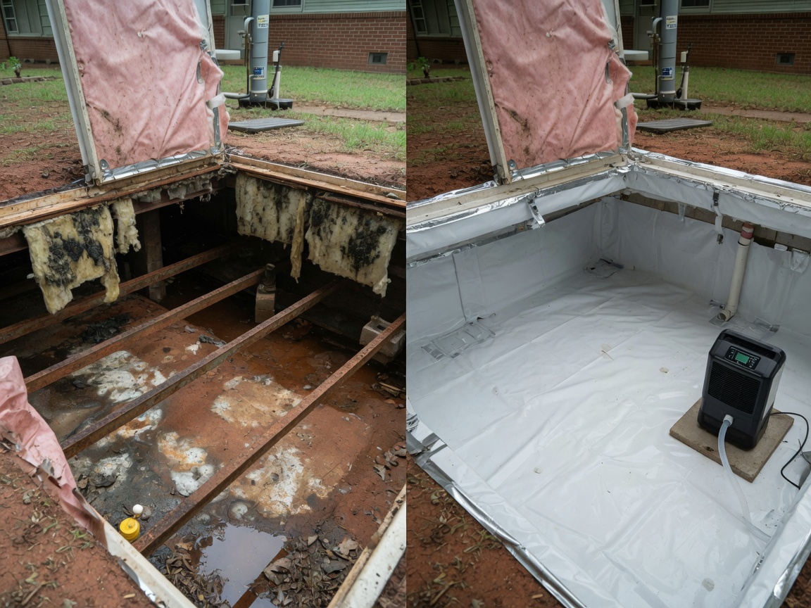crawl space repair in Wagoner