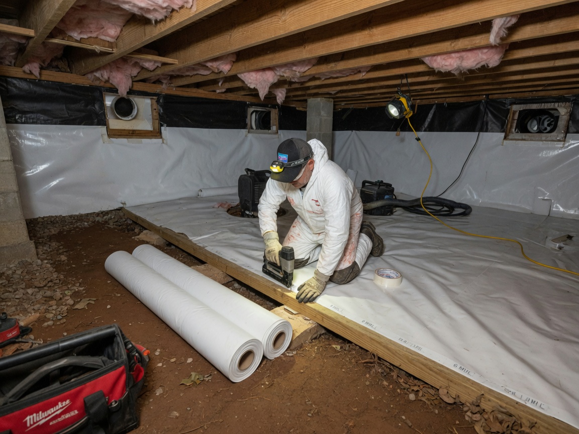crawl space repair in Broken Arrow